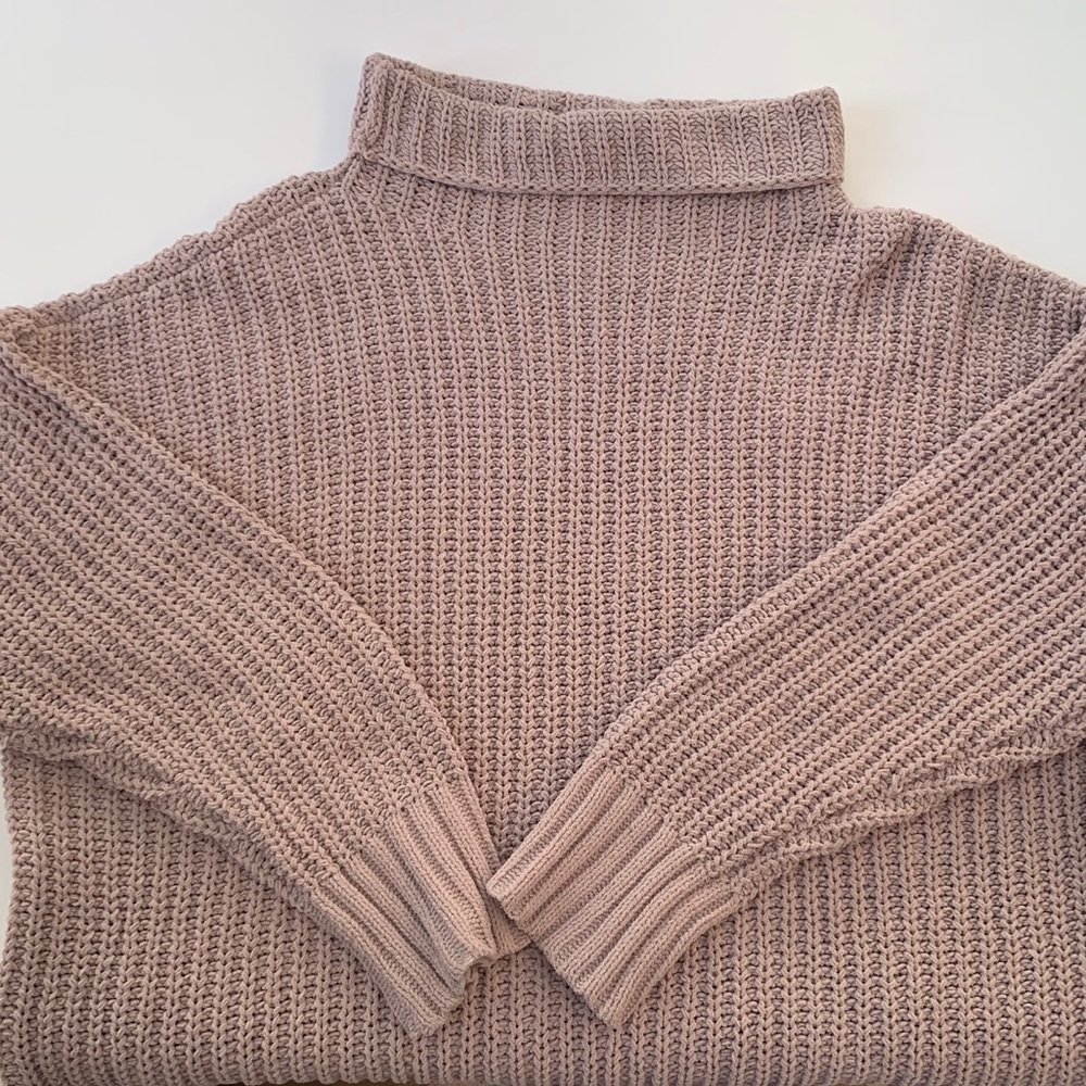Aerie Oversize Turtle Neck Sweater